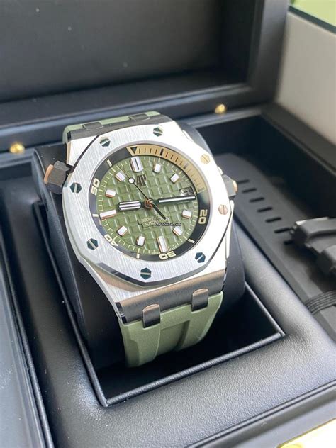 audemars piguet diver khaki|Audemars Piguet offshore diver.